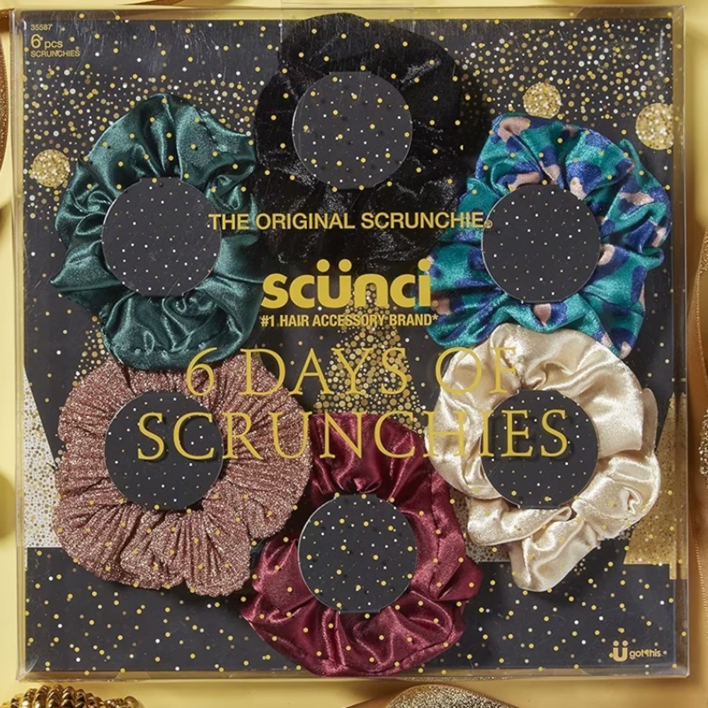 Scunci Box of Six Hair Scrunchies